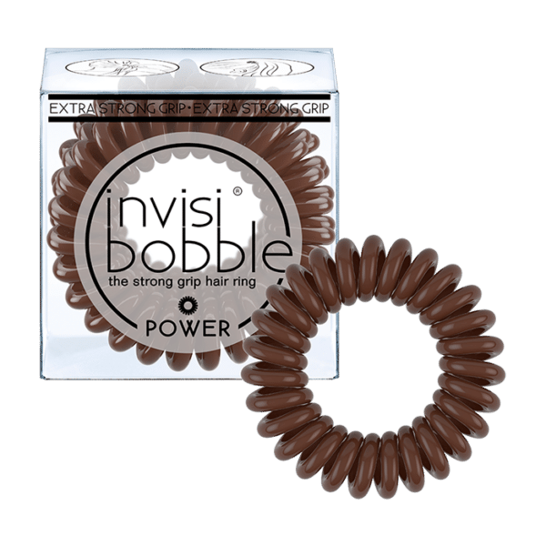 Invisibobble Haargummi Power Pretzel Brown 3 Stück 1 Stück