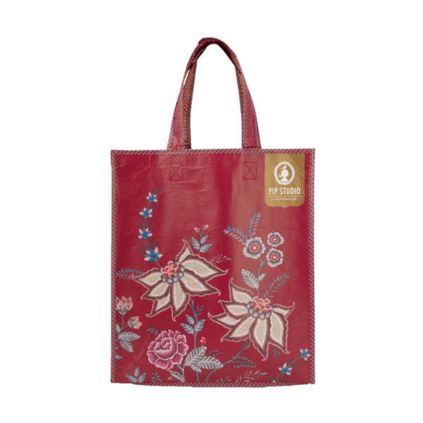 Pip Studio Promotional Bag Flower Festival Dark Pink 1 Stück